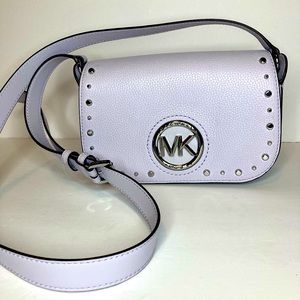 MICHAEL KORS Samira Lavender Mist Flap Messenger item # 3857S1MM1L